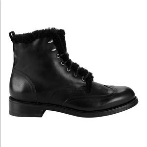 {RAG & BONE} ‘Cozen’ Black Leather Booties